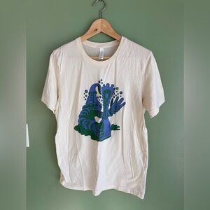 Thee oh sees (osees) band t shirt size medium Bella Canvas Cream T-Shirt